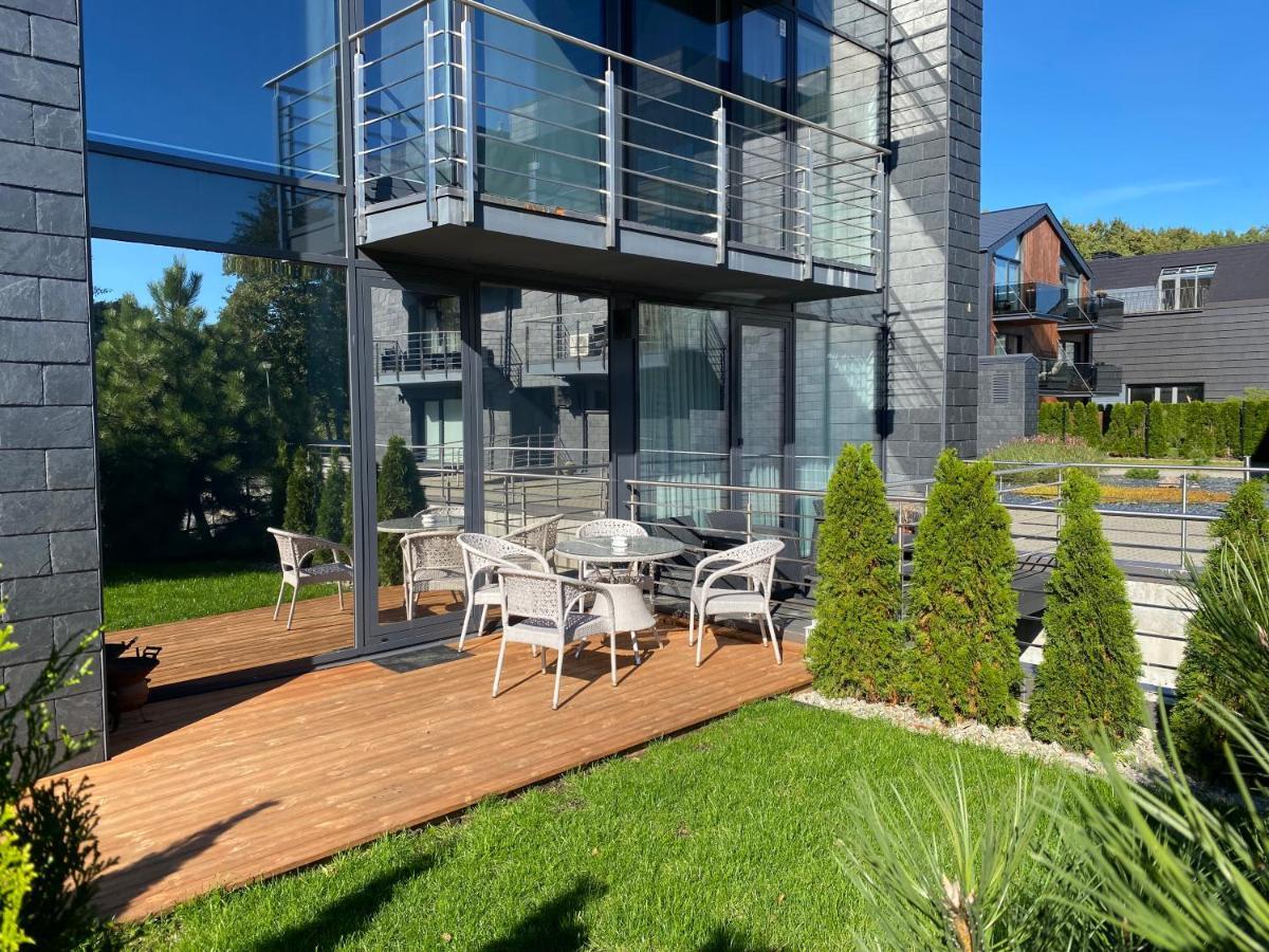 Smilciu Trio Keturvieciai Apartamentai Su Terasa Palanga Eksteriør bilde